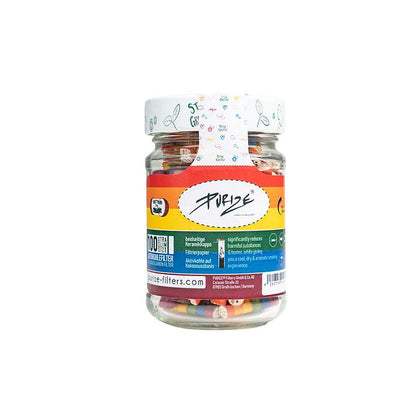 PURIZE® Aktivkohlefilter – XTRA Slim Size im 100er Glas