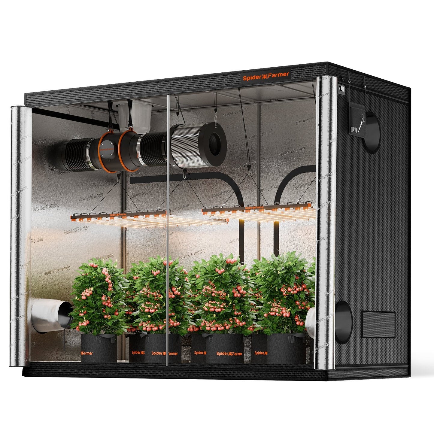 Spider Farmer 300x150x200 cm Indoor-Grow-Zelt, 1680D.