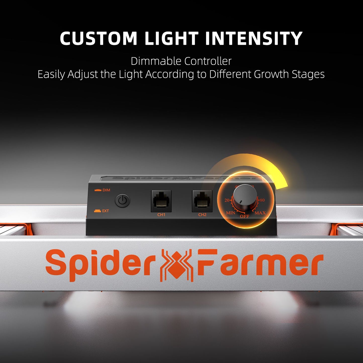 2024 Spider Farmer® G8600 860W LED Grow Light Dimmbar Vollspektrum Pflanzenlampe